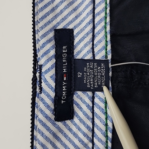 Tommy Hilfiger Women's Corduroy Mini Skirt Dark Navy Blue Size 12 - Picture 7 of 14